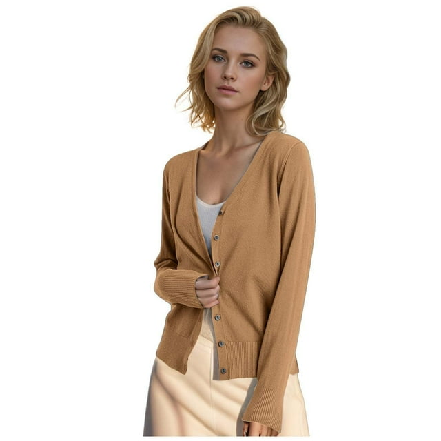Robes Cardigan Formelles pour Femmes Cardigan Épais Cardigan Grande Taille Cardigan Court Chandails d'Été pour Femmes Ouvert Chandails Légers pour Femmes Ouvert Cardigan à Boutons-Pression en Titane Chandails pour