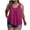 *Hot Pink, variant on VBVC Women's Plus Size V Neck Tank Top, Ladies' Pleated Front Sleeveless Top, Casual Loose Fit Flowy Tunic For Women,Black,XL-5XL