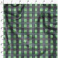 thumbnail image 3 of Soimoi Green polyester Crepe Fabric Check Check Print Sewing Fabric Yard 42 Inch Wide, 3 of 5