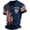 A04, variant on Men's 250 Anniversary USA Shirt, 1776-2026 American Flag Eagle Patriotic Tops for Independence Day 4th of July