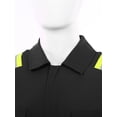 thumbnail image 6 of Haitryli Men's Work Coveralls Jumpsuits Long Sleeves Reflective Mechanics Body Suits Black XXL, 6 of 7
