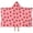 Red Strawberry Plants-1, variant on Red Strawberry Plants Fruit Pink Pattern Hooded Bath Towel,50"x30" for Ages 3 To 12 Kids, Quick Dry Lightweight Soft Microfiber Hood Beach Towel Cover Up for Kids