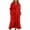 Red, variant on Gaexia Bath Robe Women Elegant Flannel Robe Long Sleeve Thermal Kimono Housecoat Soft Loungewear For Home Comfort And Relaxation Cozy Bathrobe