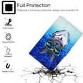 thumbnail image 3 of Allytech Folio Case Cover for Samsung Galaxy Tab A7 10.4" 2020 Released Model SM-T500 T505 T507, Slim Fit Shockproof Multi Angle Viewings Kickstand Feature Protective Cover, Cat, 3 of 5