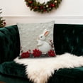 thumbnail image 7 of OutmaxHome Easter Bunny Pillow Cover 18"x18" with Soft Fabric Hidden Zipper,Easter Spring Throw Pillow Case Decorative Pillowcase Indoor Cushion Cover for Farmhouse Home Sofa Decoration, 7 of 7