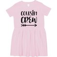 thumbnail image 3 of Inktastic Cousin Crew Girls Toddler Dress, 3 of 5