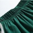 thumbnail image 7 of Womens Shorts Dolphin Hem Elastic Waist Comfy Lounge Homewear Short Pant Workout Summer Hot Shorts (S, Green), 7 of 7