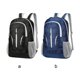 thumbnail image 4 of Qarigey duradera para exteriores para viajes y senderismo - deportiva con cremallera resistente a los rasguños para mujeres Mochilas Gris oscuro, 4 of 6