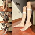 thumbnail image 4 of ZPAQI Mens Sheer Toe Dress Over Calf Socks with High Stretch for Professional Outfit, 4 of 21