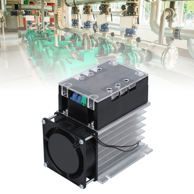 Brass Bottom Single-Phase Motor Start Module, Motor Controller, For Water Pump Fan Ordinary Single-phase Motor Vehicle Module + Radiator