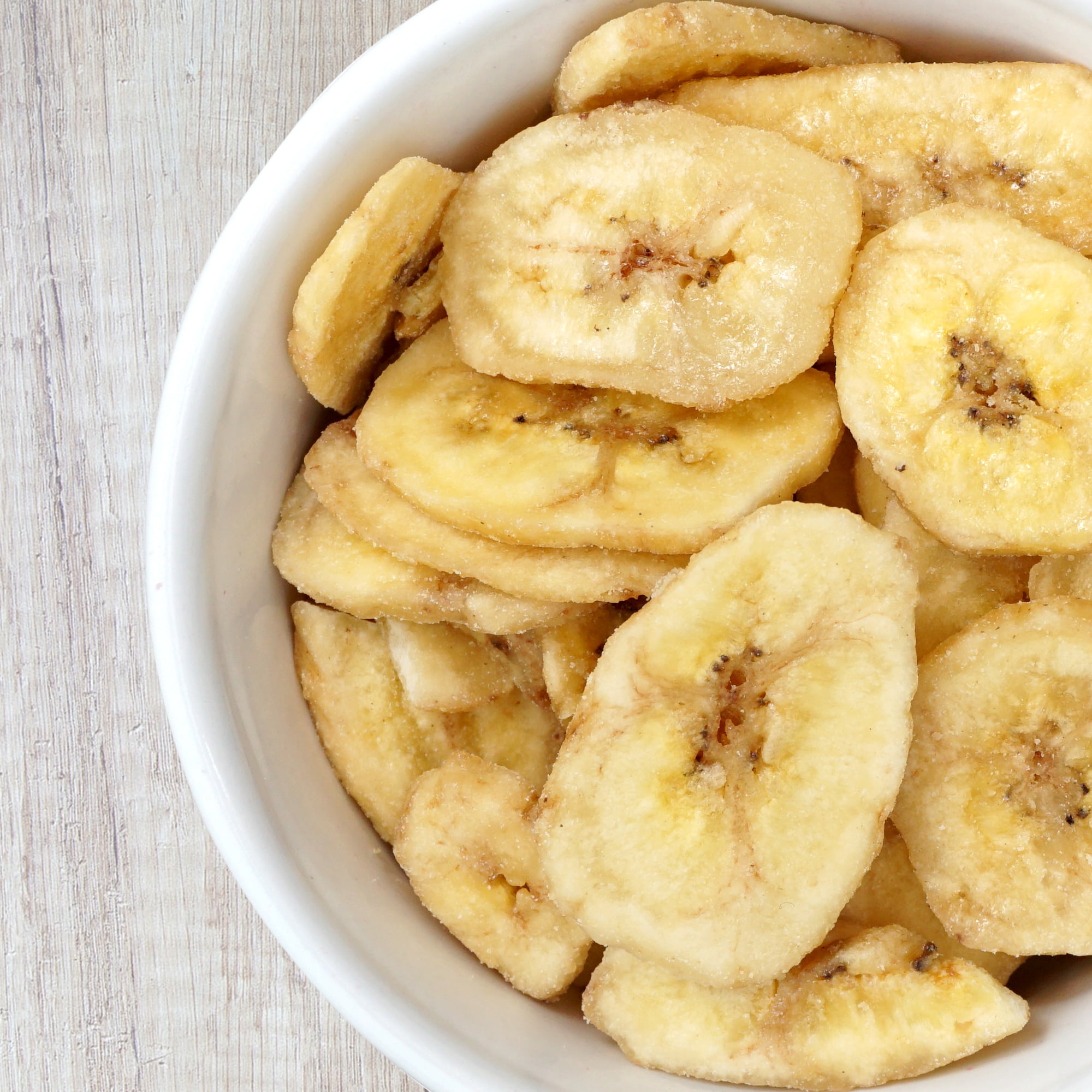 Dried Banana Chips, 4 Pound Bag Banana Chips, Dried Fruit, Dehydrated Bananas, The Hampton Popcorn & Candy Company