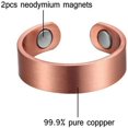 thumbnail image 4 of HLONK Pure Copper Magnetic Ring  Complements many Copper Bracelets, 4 of 5