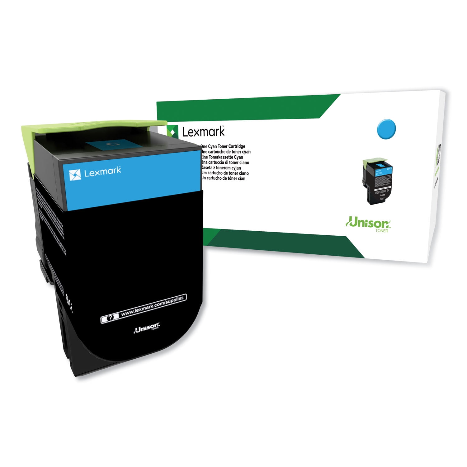Lexmark Int'l 80c0hyg Return Program High-yield Toner, 3,000 Page-yield, Yellow, Taa Compliant