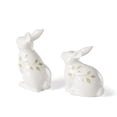 thumbnail image 2 of Lenox Butterfly Meadow Figural Porcelain Floral Bunny Salt & Pepper Shakers (2 Pack), 2 of 6