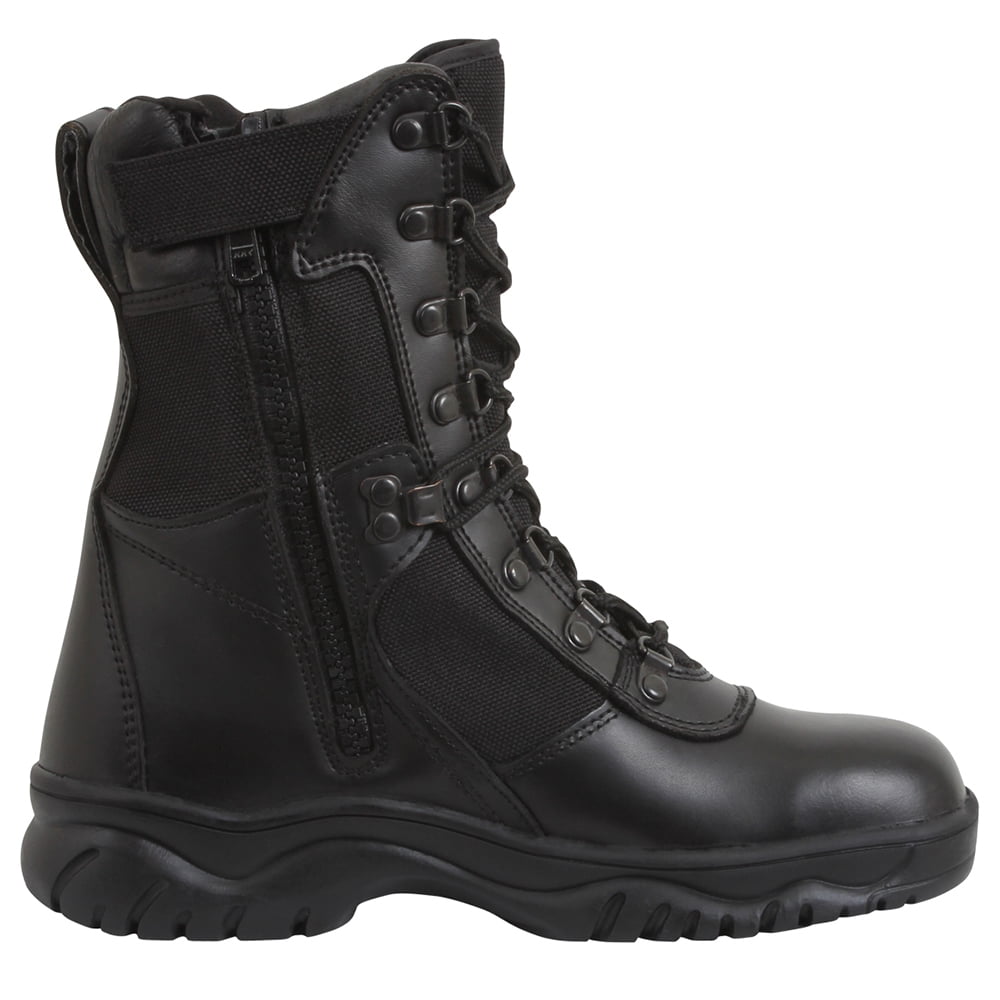 Forced Entry Leather Tactical Deployment Boot Military SWAT Boots 2018 