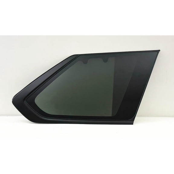 Black Moulding Passenger Right Side Quarter Window Quarter Glass Compatible with Toyota Sequoia 2023-2025 Models