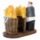 thumbnail image 3 of Silladores De Servilletas, Figuras De Chefs Decoración De La Cocina Colección De Pañuelos De Bucleas Soporte De Servilletas Moderno Para Burger Restaurant For Cafe For Steak, 3 of 7