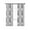 Gray, variant on Grey Leaves Blackout Curtains 54 Inches Long for Bedroom, Gray Summer Tropical Plant Aesthetics Thermal Insulated Room Darkening Black Out Window Curtain Panels Grommet Drapes for Living Room