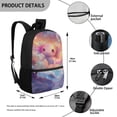 thumbnail image 5 of Uorisanigo 17 inch Starry Axolotl School Backpack for Girls 10-12, Multifunctional Back to School Bag, Elementary Kindergarten Casual Basic Bookbag, 5 of 6