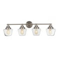 thumbnail image 2 of 19538BNK4 Craftmade Lighting Essex 4 Light Transitional/Modern & Contemporary Bath Vanity in Transitional Style - 38 inches wide by 12.13 inches, 2 of 7