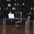 thumbnail image 4 of Hygge Ergonomic Back Support High Back Executive Leather Home Office Computer Desk Chair, Black, 4 of 9