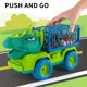 thumbnail image 4 of Camión de transporte de dinosaurios MAGICDINOSAUR T-rex con figuras y alfombrilla, 4 of 5