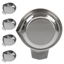 SEWCHICS Digital Scale Weighting Pan Weighing Pans Silver 5pcs