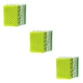 thumbnail image 4 of Matsuzay 7 piezas de tela de algodón con estampado de flores, surtido de varios colores, costura acolchada, conjunto de costura de tejido liso, Verde 3piezas, 4 of 6