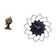thumbnail image 5 of Figura de escritorio,Reloj de mesa con figura de globo terráqueo,decoración para oficina y hogar,Reloj de pared grande,Reloj de pared acrílico silencioso,sin tictac,Reloj de pared grande, 5 of 8