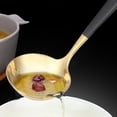 thumbnail image 2 of Round Spoon, Household Spoons Portable Tableware Kitchen Tools Kitchen Spoon, For Camping Parties Home Use Kitchen, 2 of 8