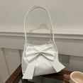 thumbnail image 4 of Stylish Bowknot Decorated Shoulder Bag Casual Handbag Large Capacity Top Handle Bags For Travel And Work, 4 of 20