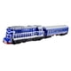 thumbnail image 3 of Juguete de simulación 1:87 modelo de tren con sonido coleccionables pieza de exhibición tren de juguete modelo de tren ferroviario para niños adultos Azul, 3 of 10