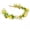Yellow, variant on Woodland Mushroom Flower Headband, Blue Fairy Forest Mushroom Crown, Fantasy  Daisy Floral Headpiece for Women Renaissance Renfaire Costume Halloween  Party Hair Accessories
