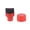 A-Red, variant on Tire Wax Applicator Sponge with Storage Cover, Curved Foam Pad for Even Dressing, Multi-Purpose Auto Detailing Brush for Leather and Vinyl, Reusable