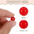 thumbnail image 2 of Uxcell 100pcs Red Acrylic Round Beads 10mm Dia 1.9mm Hole Plastic Resin Smooth Balls Loose Bead  for Jewelry Making Bracelets Necklace Earrings DIY, 2 of 7