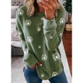 thumbnail image 2 of Sweatshirts for Women Casual Long Sleeve Crewneck Sweatshirt Dandelion Print Pullover Tops Shirts Alsol Lamesa, 2 of 3