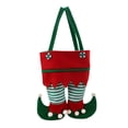 thumbnail image 1 of Kuymtek Bolsas Elfo Navidad Bolsas Terciopelo Papá Noel Fiesta Festival (A), 1 of 7