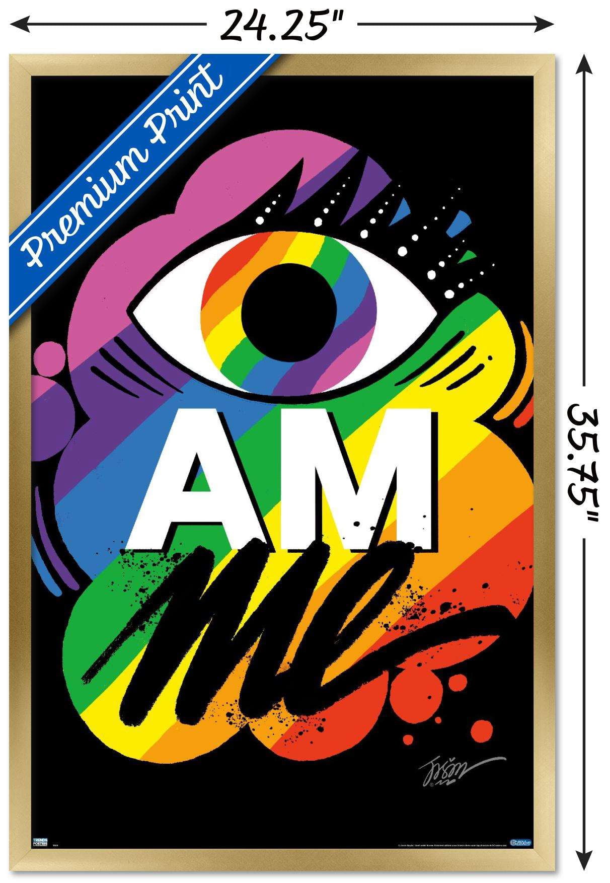 Jason Naylor - Eye Am Me Wall Poster, 22.375" x 34", Framed