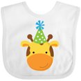 thumbnail image 3 of Inktastic Giraffe Jungle Birthday Boys or Girls Baby Bib, 3 of 4