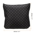 thumbnail image 2 of Unique Bargains Sacs à Collation et Sandwich Réutilisables en Tissu 5,1 x 7,7 Po Sacs à Lunch à Fermeture Éclair Pochette à Collation Rangement pour Aliments Lot de 2 Noir, 2 of 7