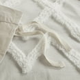 thumbnail image 5 of Full/Queen 3 Piece Cotton Duvet Cover Set with Chenille Tufting, 5 of 21