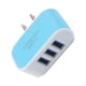 thumbnail image 2 of Adaptador de Pared de Viaje Methold USB Universal de 3 Puertos Enchufe EE. UU. 5V, 2 of 5