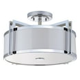thumbnail image 3 of SAFAVIEH Orb 3-Light 17 in. Dia. Glam Semi Flush, Chrome, 3 of 6
