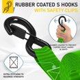 thumbnail image 3 of Augo Correas De Trinquete Resistentes Y Bucles Suaves - Paquete De 4 Correas De Trinquete Extra Fuertes De 1,5 Por 10 Con Cierres De Seguridad Con Gancho En S Y 4 Amarres De Bucle Suave - Resistencia, 3 of 5