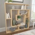 thumbnail image 5 of Ada Home Decor Briscoe 4 Tier Open Shelf Modern Bookcase, Oak, 5 of 11