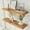 Chevron - Natural, variant on 36" Acacia Chevron Floating Shelves Set of 2 - Wall Mounted Wooden Shelf for Stylish Home Décor - Natural Color - 36x6.7x1.5 Inches