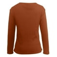 thumbnail image 6 of EDFBUYKRS Long Sleeve Tunic Tops To Wear with Leggings Crewneck Winter Loose Fit Print Shirts Workout Fall Fashion Blouses Tops Casual Going Out Tops for Women M, 6 of 6