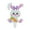C, variant on WYanRUI Outdoor Wooden Rabbit Easter Decoration - Spring Garden & Yard Stake for Home Exterior, Front Door, Porch & Backyard Festive Decor,A - 45x30x1cm
