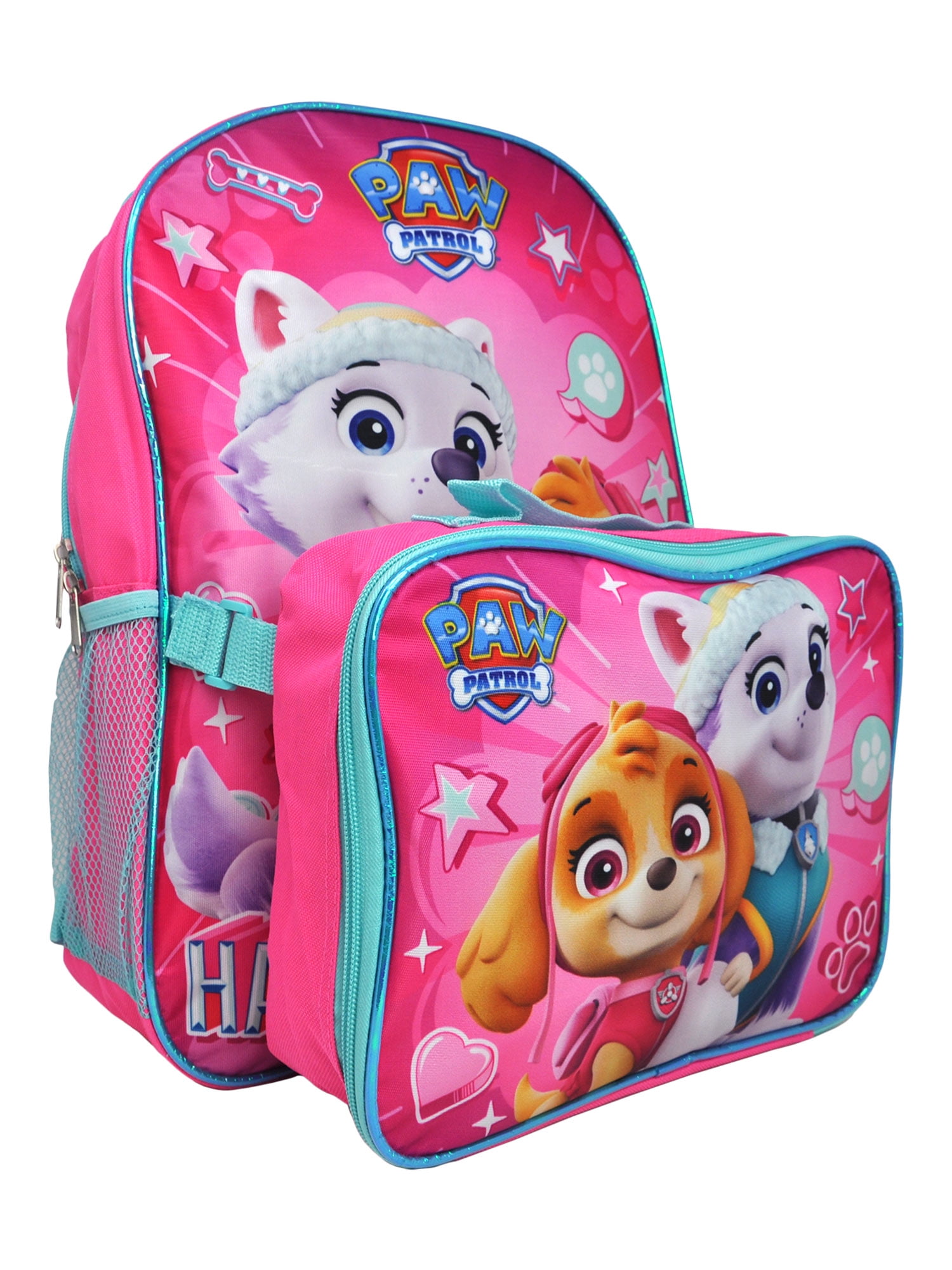 Håbefuld nakke kartoffel Girls Paw Patrol Happy Skye Everest Backpack 16" w/ Detachable Lunch Bag  Pink - Walmart.com