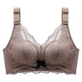 thumbnail image 1 of Ropa interior para mujer, fino, pecho grande, pequeño, ligero, transpirable, ajustable, recolector de pecho, sujetador suave, 1 of 5